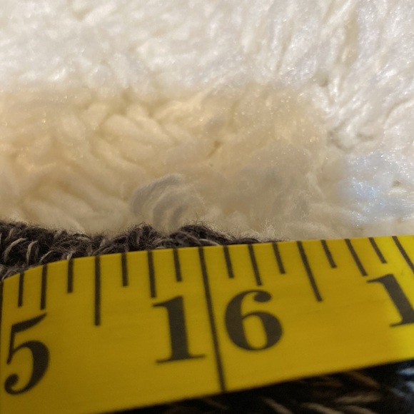 CALVIN KLEIN JEANS CARDIGAN SWEATER BLACK WHITE Flecks ONE Button Size … - Picture 10 of 14